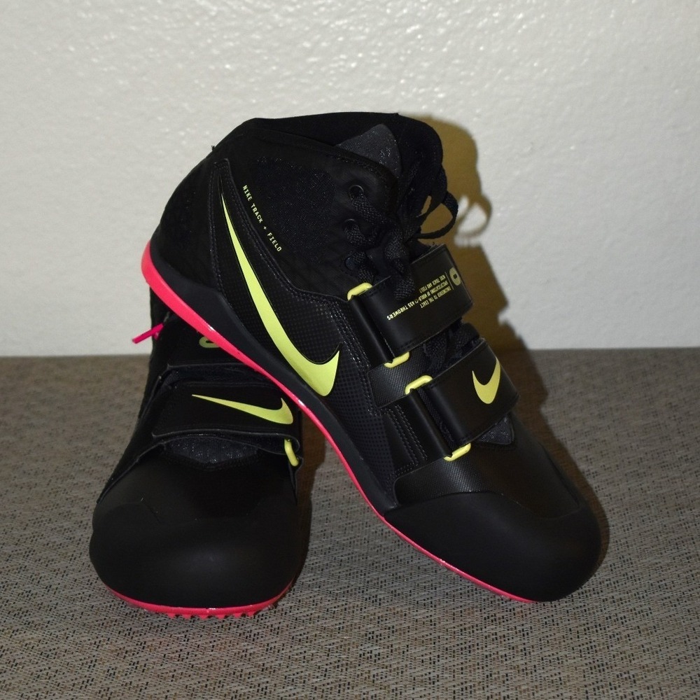 Nike Zoom Javelin‎ Elite 3 Mens 11 Black Pink NWOB Track Field Spikes AJ8119